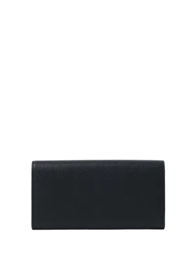 Chloé Black Leather Wallets In Black