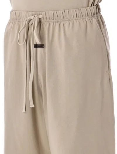 Essentials Fear Of God  Basketball Jersey Short In Brown