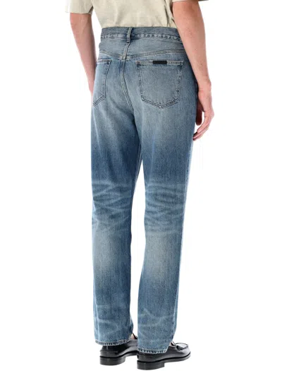 Essentials Denim 5-pocket Jeans In Blue