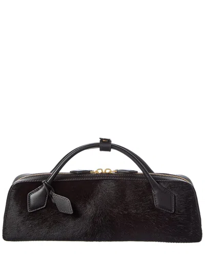 Alaïa Womens Noir Le Teckel Small Leather Shoulder Bag In Blue