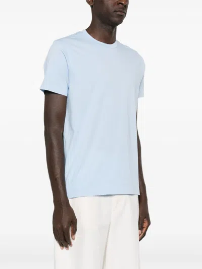 Finamore 1925 Finamore Cotton T-shirt In Blue