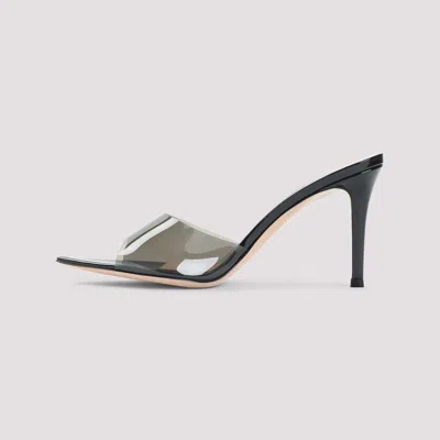 Gianvito Rossi Pointed Plexiglass Sandals With 85mm Heel Height In Black