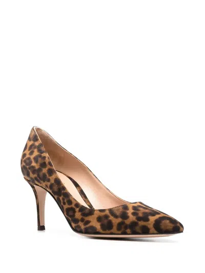 Gianvito Rossi 85mm Gianvito Leopard Suede Pointed-toe Pumps In Animal Print