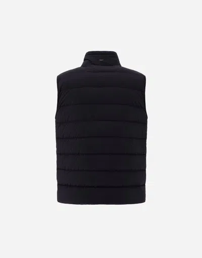 Herno Man Puffer Black Size 40 Polyamide In Black