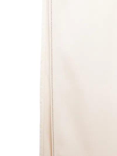 Peserico Solid Color Scarf In Neutral