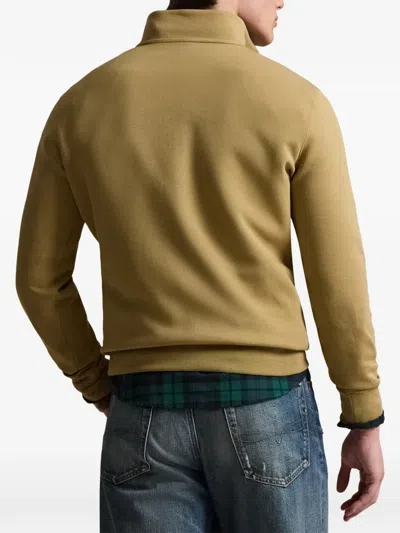 Polo Ralph Lauren Embroidered Polo Shirt In Brown