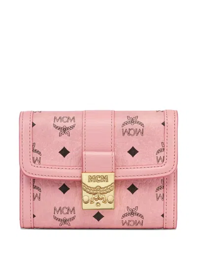 Mcm Small Tracy Wallet In Red