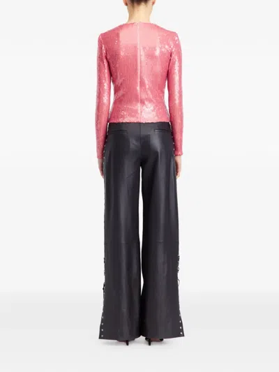 16arlington Tanith Sequin Top In Pink