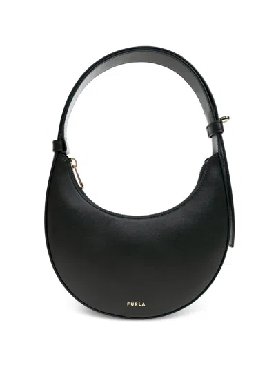 Furla Delizia Mini Bag Nero Black Soft Calf Leather Woman
