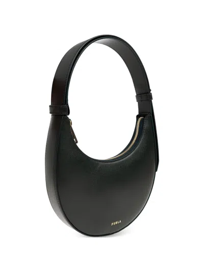 Furla Delizia Mini Bag Nero Black Soft Calf Leather Woman
