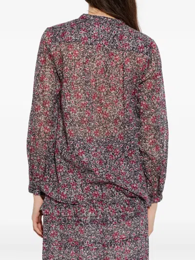 Isabel Marant Étoile Maria Floral Buttoned Top In Multi