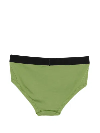 Tom Ford Elasticated Briefs In Green