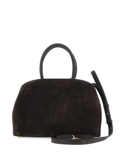 Ferragamo Small Hug Tote Bag In Brown