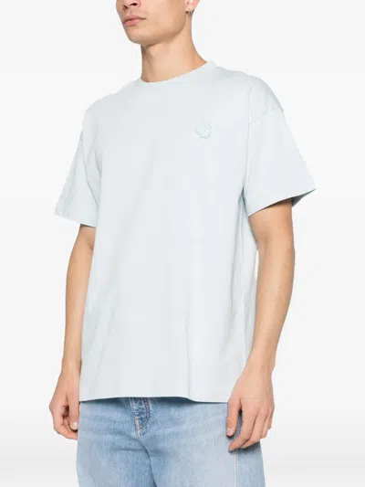 Flâneur Logo-patch T-shirt In Blue