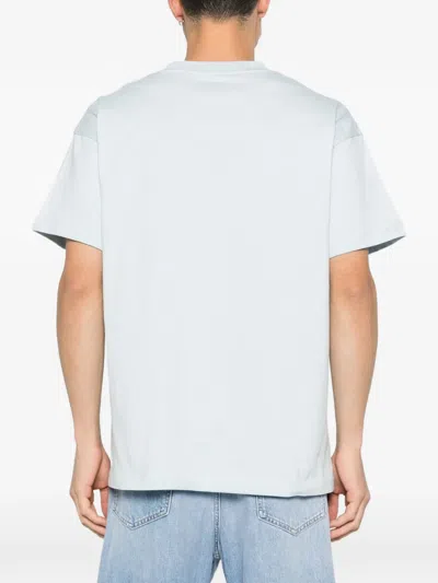 Flâneur Logo-patch T-shirt In Blue