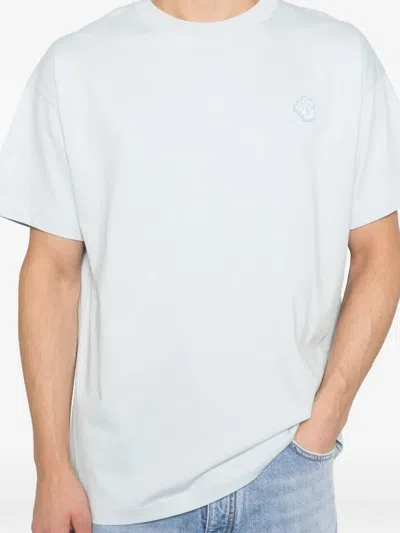 Flâneur Logo-patch T-shirt In Blue