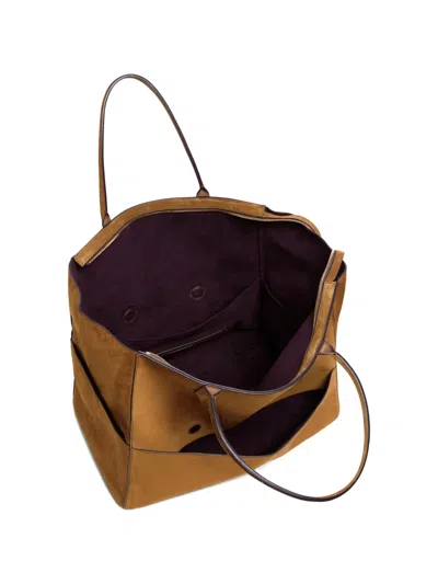 Metier Large Incognito Tote Bag In Brown