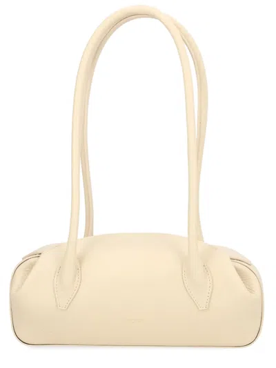 Yuzefi Oyster Shoulder Bag In Neutral