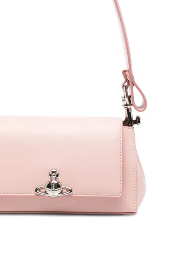 Vivienne Westwood Small Hazel Tote Bag In Pink