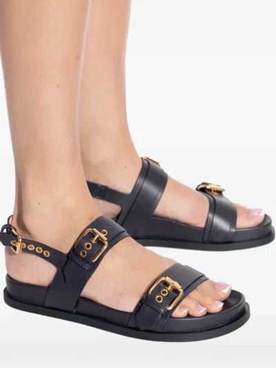 Agl Attilio Giusti Leombruni Agl Summer Slingback Sandal In Black