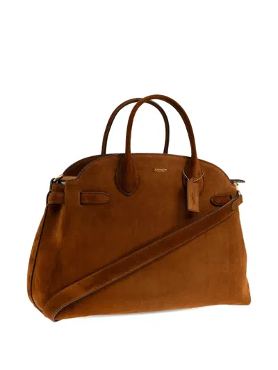 Coach Soft Empire 40 Tote Bag In Brown