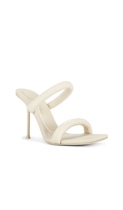 Alexander Wang Julie Tubular Webbing Sandal In White