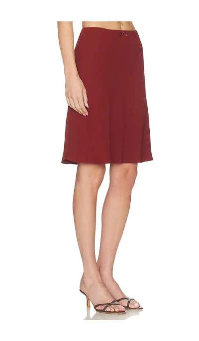 Astr Skirt In Red