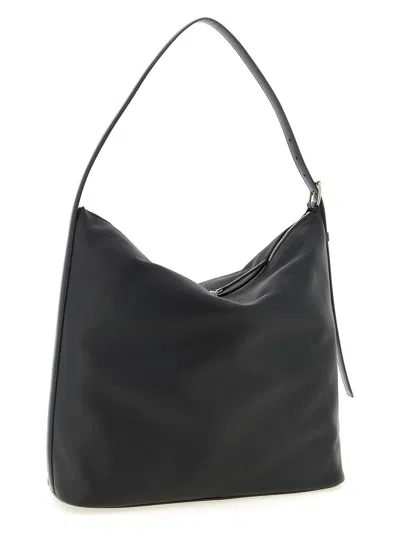 Apc A.p.c. Vera Maxi Smooth Leather Bag In Black