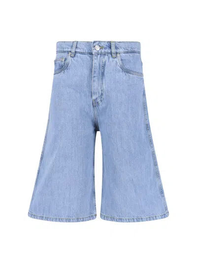 Coperni Jeans With Belt Loops In Blue