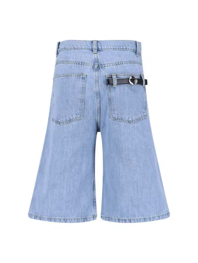 Coperni Jeans With Belt Loops In Blue