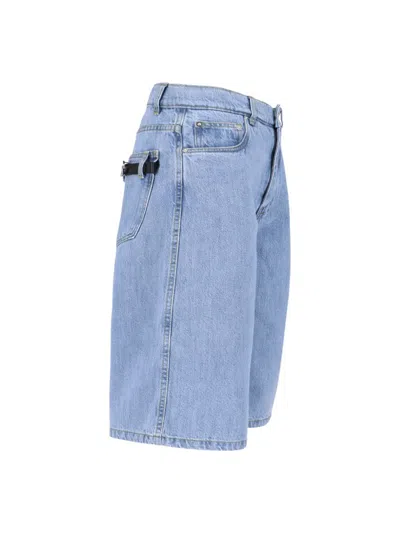 Coperni Jeans With Belt Loops In Blue