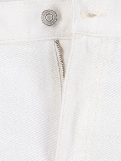 Coperni Straight Leg Logo Plaque Pants In Neutral