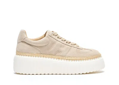 Hogan Platform Sneakers In Neutral