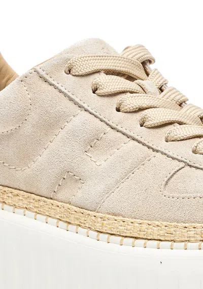 Hogan Platform Sneakers In Neutral