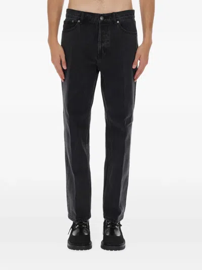 Obey Five-pocket Jeans In Black