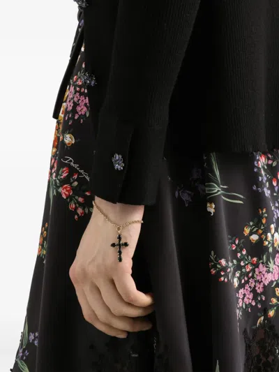 Dolce & Gabbana Buttoned Cardigan In Black