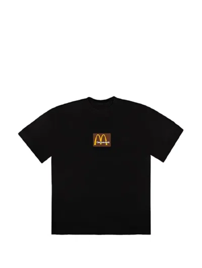 Travis Scott X Mcdonald's Sesame T-shirt In Black