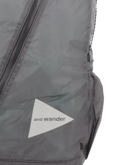And Wander Sil Daypack Backpack In Gray