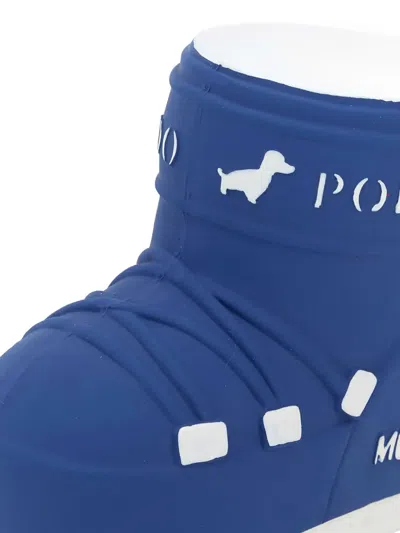 Poldo Dog Couture X Moon Boot Logo-print Squeak Toy In Blue