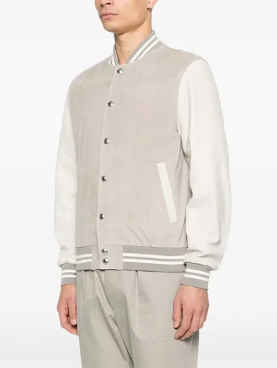 Eleventy Panelled Bomber Jacket In Multi