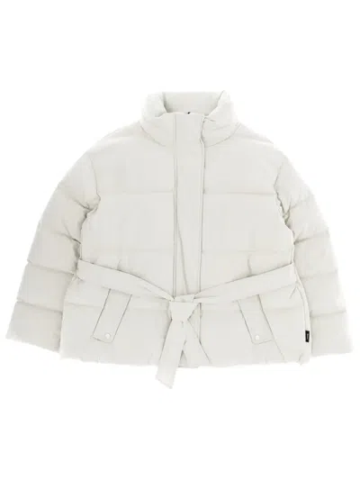 Herno Laminar Belted Jacket In White