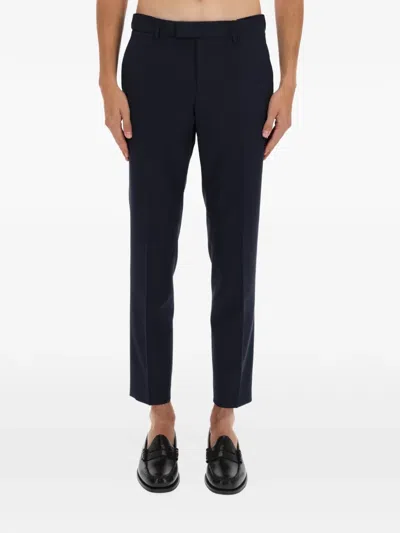 Hugo Boss Slim-fit Trousers In Blue