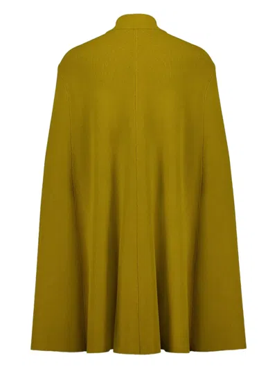 Paula Two-buttoned Cape In Green