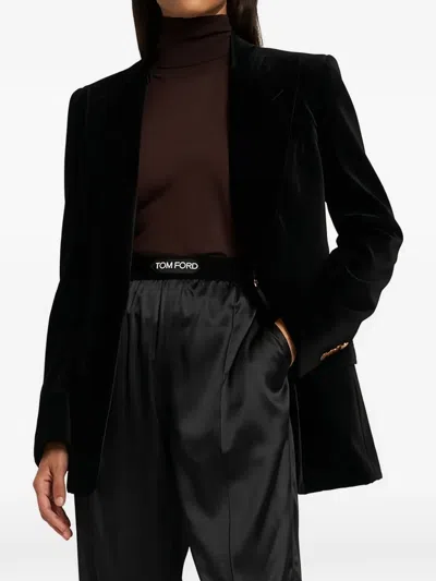 Tom Ford High-neck Sweater In Brown