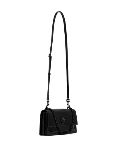 Kurt Geiger Chain Emblem Satchel In Black