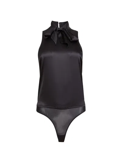 Fleur Du Mal Silk Blouse In Black