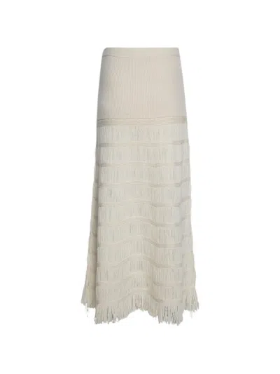 ALBA 流苏边半身裙