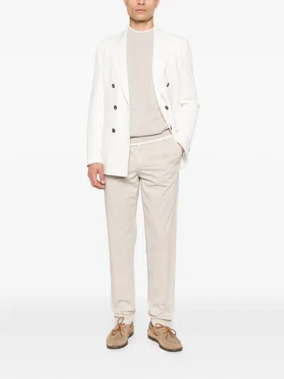 Eleventy Layered-effect T-shirt In Neutral