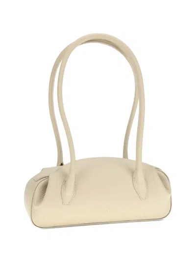 Yuzefi Mini Oyster Shoulder Bag In Neutral