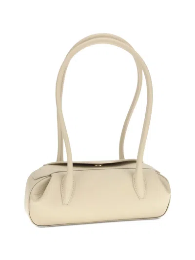 Yuzefi Mini Oyster Shoulder Bag In Neutral